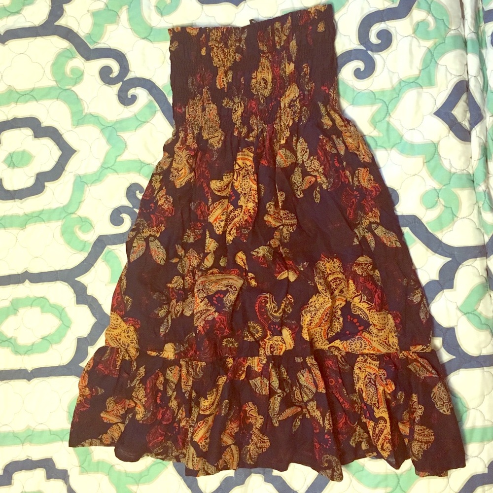 MODA International A-Line Strapless Sun Dress